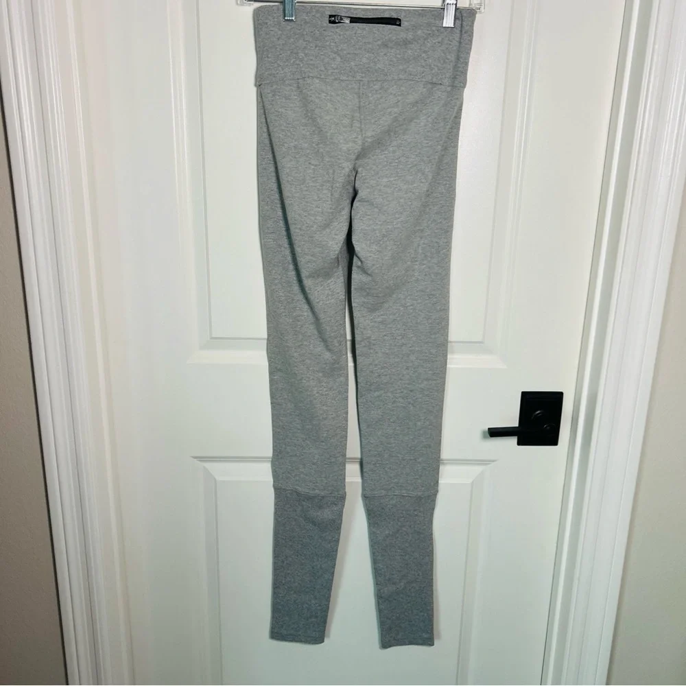 Free People Movement Gray High Waisted Full Length Cotton Blend Leggings Sz S